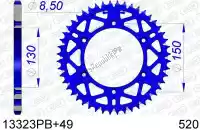 AF513323PB49, Afam, Ktw trasero aluminio 49t, 520, azul    , Nuevo