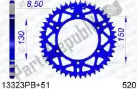 AF513323PB51, Afam, Ktw rear alu 51t, 520, blue    , New