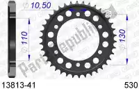 AF51381341, Afam, Ktw traseira alu 41t, 530    , Novo