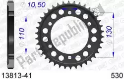 Aquí puede pedir ktw trasero aluminio 41t, 530 de Afam , con el número de pieza AF51381341: