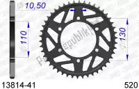 AF51381441, Afam, Ktw trasero aluminio 41t, 520    , Nuevo