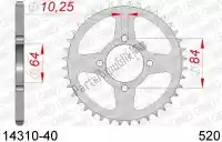 AF21431040, Afam, Ktw aço traseiro 40t, 520    , Novo