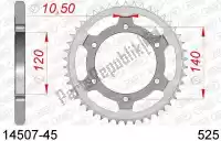 AF21450745, Afam, Ktw aço traseiro 45t, 525    , Novo