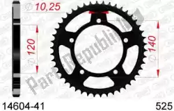 Qui puoi ordinare ktw posteriore in acciaio 41t, 525 da Afam , con numero parte AF21460441: