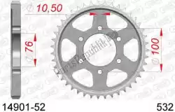 Qui puoi ordinare ktw posteriore in acciaio 52t, 532 da Afam , con numero parte AF21490152: