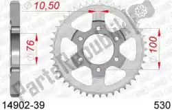Aqui você pode pedir o ktw aço traseiro 39t, 530 em Afam , com o número da peça AF21490239: