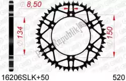 Tutaj możesz zamówić ktw ty? Stalowy super lekki 50t, 520, czarny od Afam , z numerem części AF416206SLK50: