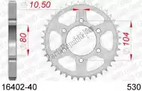 AF21640240, Afam, Ktw rear steel 40t, 530    , Nieuw