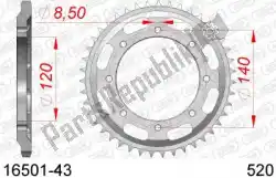 Qui puoi ordinare ktw posteriore in acciaio 43t, 520 da Afam , con numero parte AF21650143: