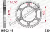 AF21660345, Afam, Ktw posteriore in acciaio 45t, 530    , Nuovo