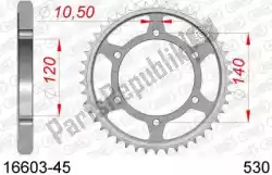 Qui puoi ordinare ktw posteriore in acciaio 45t, 530 da Afam , con numero parte AF21660345: