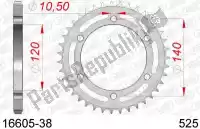 AF21660538, Afam, Ktw rear steel 38t, 525    , Nieuw