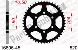 Qui puoi ordinare ktw posteriore in acciaio 45t, 520 da Afam , con numero parte AF21660645: