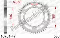 AF21670147, Afam, Ktw rear steel 47t, 530    , Nieuw