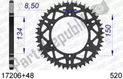 Tutaj możesz zamówić ktw ty? Aluminiowy 48t, 520 od Afam , z numerem części AF51720648: