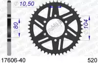 AF51760640, Afam, Ktw trasero aluminio 40t, 520    , Nuevo