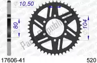 AF51760641, Afam, Ktw trasero aluminio 41t, 520    , Nuevo