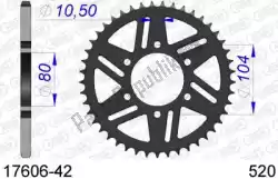 ktw rear alu 42t, 520 van Afam, met onderdeel nummer AF51760642, bestel je hier online: