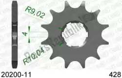 Here you can order the ktw front 11t, 428 from Afam, with part number AF12020011: