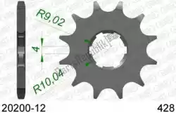 Here you can order the ktw front 12t, 428 from Afam, with part number AF12020012: