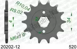 Here you can order the ktw front 12t, 520 from Afam, with part number AF12020212: