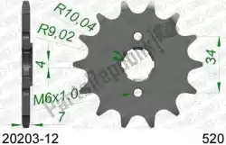 Here you can order the ktw front 12t, 520 from Afam, with part number AF12020312: