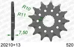 Here you can order the ktw front 13t, 520 from Afam, with part number AF12021013S: