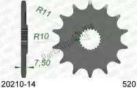 AF12021014, Afam, Ktw front 14t, 520    , New