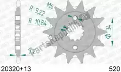 Here you can order the ktw front 13t, 520 from Afam, with part number AF12032013S: