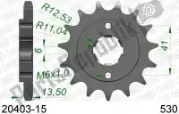 AF12040315, Afam, Ktw anteriore 15t, 530    , Nuovo