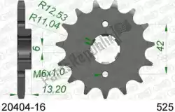 Here you can order the ktw front 16t, 525 from Afam, with part number AF12040416: