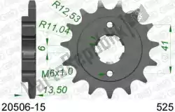Here you can order the ktw front 15t, 525 from Afam, with part number AF12050615:
