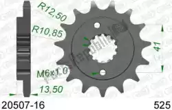 Here you can order the ktw front 16t, 525 from Afam, with part number AF12050716: