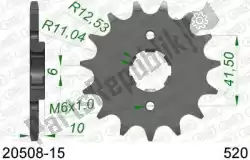 Here you can order the ktw front 15t, 520 from Afam, with part number AF12050815:
