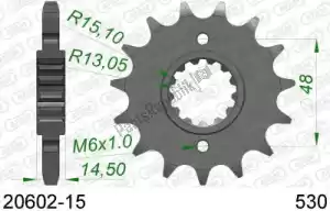 AFAM AF12060215 ktw front 15t, 530 - Onderkant