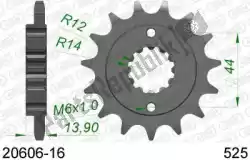 Here you can order the ktw front 16t, 525 from Afam, with part number AF12060616: