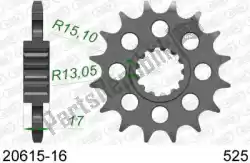 Qui puoi ordinare ktw anteriore 16t, 525 da Afam , con numero parte AF12061516: