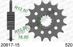 AFAM AF12061715 ktw dianteiro 15t, 520 - Lado inferior