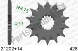 Tutaj możesz zamówić ktw przód 14t, 428 od Afam , z numerem części AF12120214S: