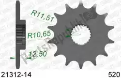 Here you can order the ktw front 14t, 520 from Afam, with part number AF12131214: