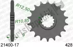 Here you can order the ktw front 17t, 428 from Afam, with part number AF12140017: