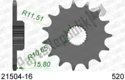 Here you can order the ktw front 16t, 520 from Afam, with part number AF12150416: