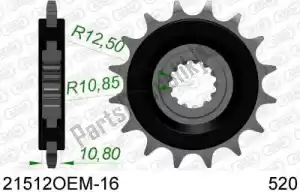 AFAM AF121512OEM16 ktw front 16t rb, 520 - Bottom side
