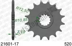 Here you can order the ktw front 17t, 520 from Afam, with part number AF12160117: