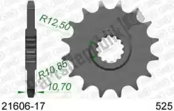 Here you can order the ktw front 17t, 525 from Afam, with part number AF12160617: