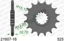 Here you can order the ktw front 16t, 525 from Afam, with part number AF12160716: