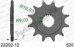 Here you can order the ktw front 12t, 520 from Afam, with part number AF12220212: