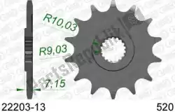 Here you can order the ktw front 13t, 520 from Afam, with part number AF12220313:
