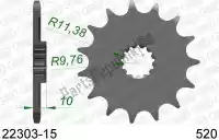 AF12230315, Afam, Ktw dianteiro 15t, 520    , Novo