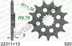 Here you can order the ktw front 13t, 520 from Afam, with part number AF12231113S: